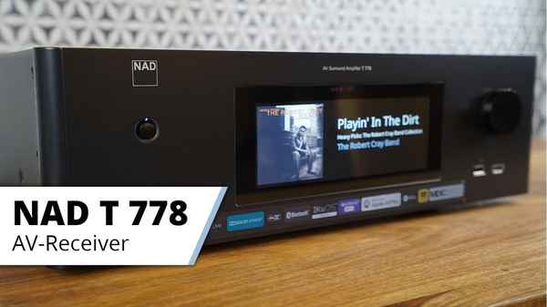 NAD T 778 - Modularer 9.2 Kanal AV-Receiver mit Bluesound Multiroom und Profi Einmessung