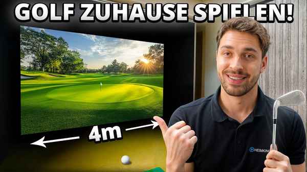 Golf Beamer im Test - Die 3 besten für Ihren Golf Simulator