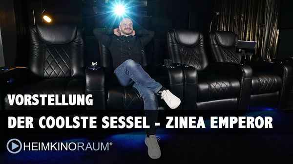 Coole und bequeme Kinosessel - Der Zinea Emperor Kinosessel