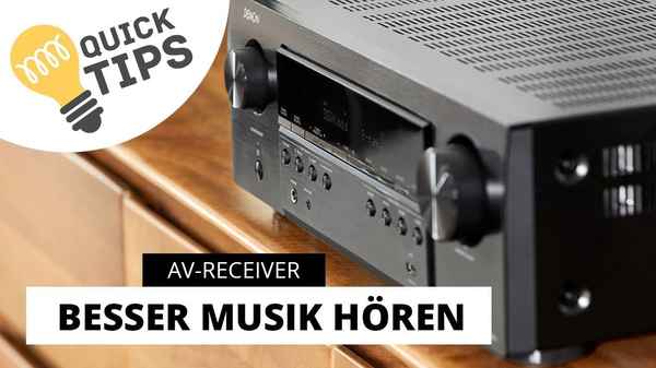 5 Tipps für eine bessere Musikwiedergabe am AV-Receiver