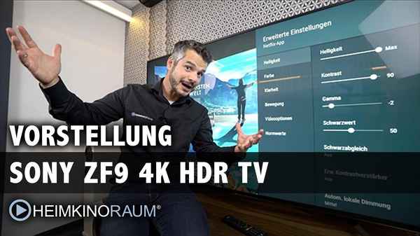 Sony ZF9 4K HDR Test / Vorstellung 65 Zoll Android TV
