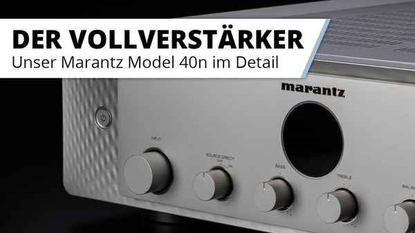 Marantz Model 40n - smarter Streaming Stereo-Vollverstärker im edlen Design