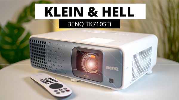 Klein, aber oho! BenQ 4K Kurzdistanzbeamer TK710STi