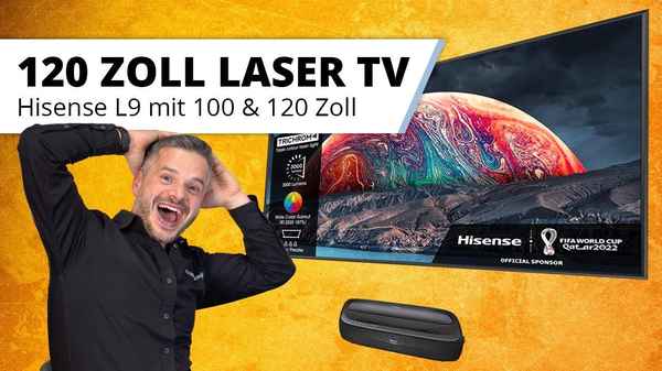 120 Zoll Laser TV mit dem Hisense L9G - mehr Bild geht nicht!