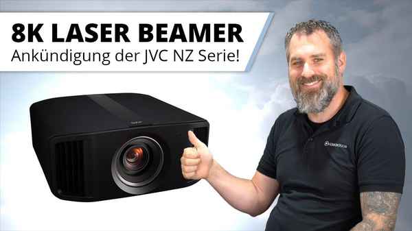 Neue 8K Laser Beamer von JVC mit HDMI 2.1 für 4K120 und 8K60!
