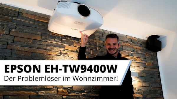 Der Epson EH-TW9400W - 4K Beamer einfach problemlos und kabellos im Wohnzimmer