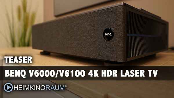 BenQ V6000 V6100 Laser TV UST Kurzdistanz Beamer in weiss und schwarz