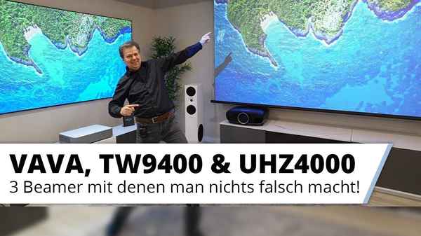 Die Top 3 Wohnzimmer Beamer - VAVA Laser TV,  Epson TW9400 und Optoma UHZ4000