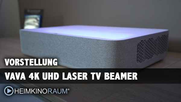 Vorstellung VAVA 4K Laser TV mit 3D - Großes Bild und edler Sound im Designer-Gehäuse