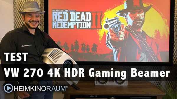 4K HDR Gaming Beamer SONY VW270: Red Dead Redemption 2 / Gran Turismo Sport
