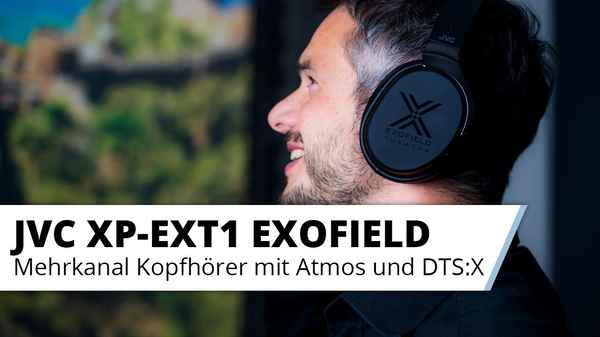 JVC XP-EXT 1 Exofield Surround Kopfhörer mit Dolby Atmos mit Ohreneinmessung