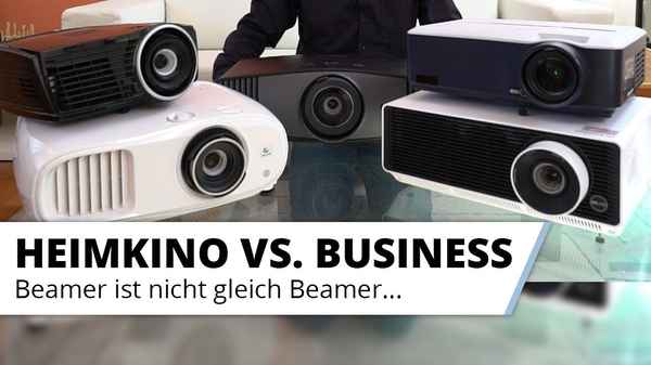 Heimkino Beamer vs. Business Projektor Vergleich Wie groß sind die Unterschiede wirklich?