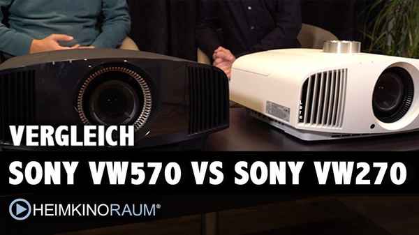 4K Beamer Vergleich: Sony VPL-VW570ES und VW270ES