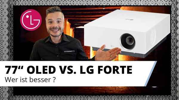Besser als LG 77 Zoll OLED 77C16LA ? - LG CineBeam HU810P Forte 4K Laser Beamer im Test