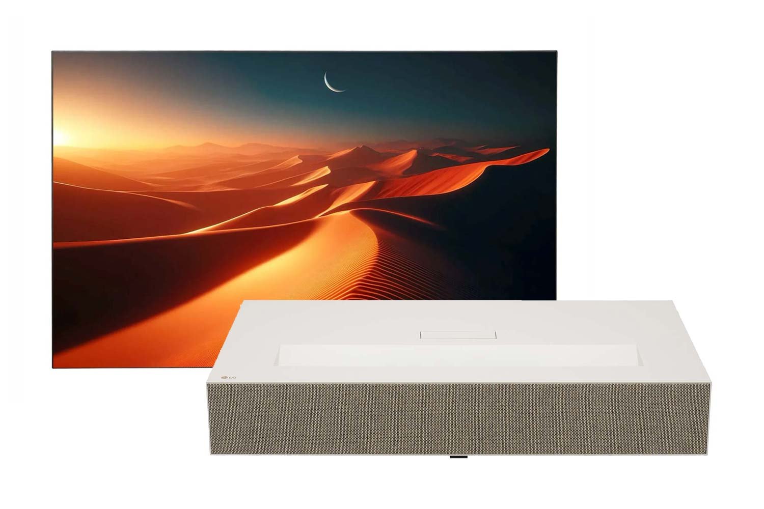 Set: LG Vivo Max HU915QE Laser TV mit celexon BrightOnyx UST Leinwand - HEIMKINORAUM Edition